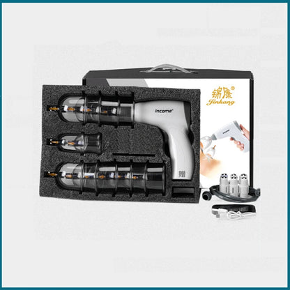 סט כוסות רוח מקצועי עם משאבת וואקום חשמלית